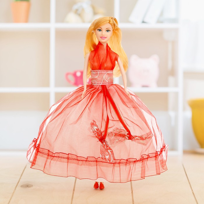 Кукла модель "Лерочка" в вечернем платье, МИКС