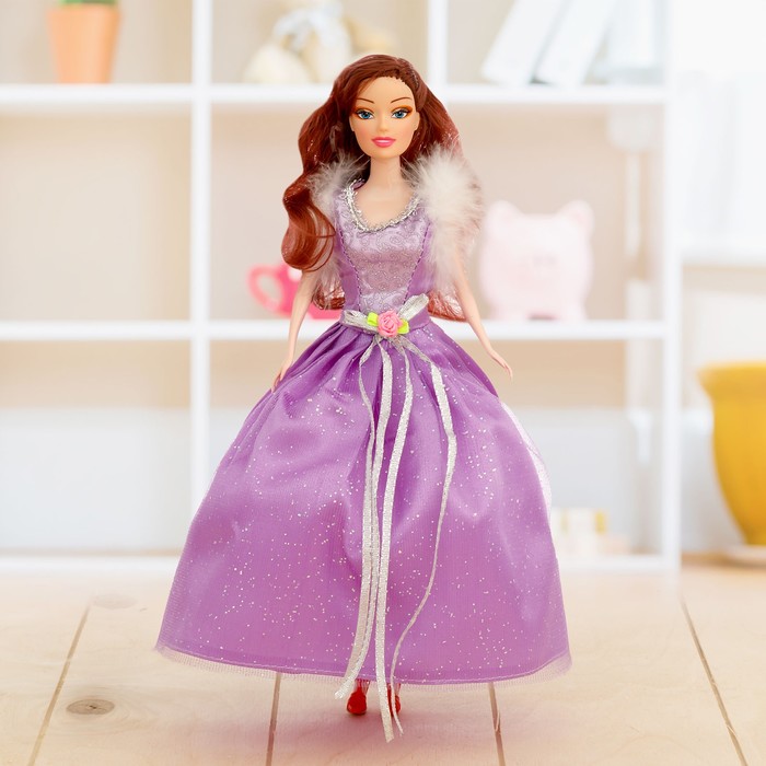 Кукла модель "Лерочка" в вечернем платье, МИКС