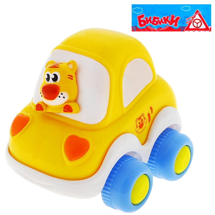 Машина инерционная "Зверята", МИКС