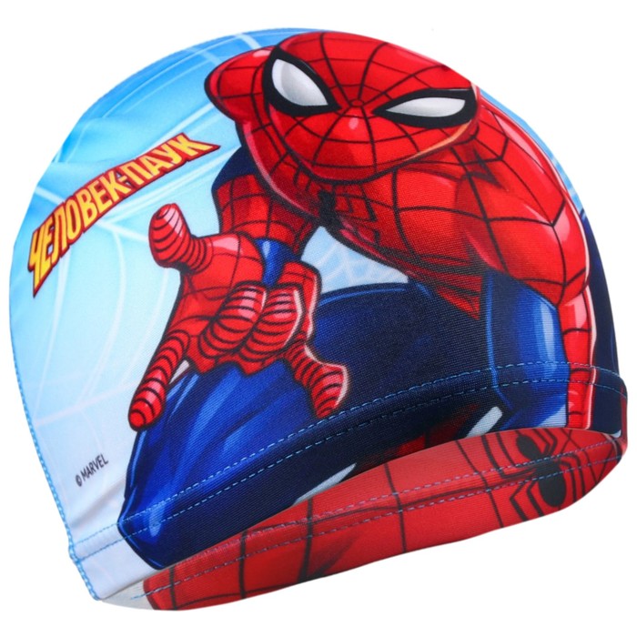 Шапочка для плавания «Человек-паук», обхват головы 46-50 см. жилет для плавания человек паук 51 х 46 см
