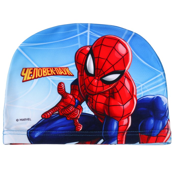 Шапочка для плавания «Человек-паук», обхват головы 46-50 см.