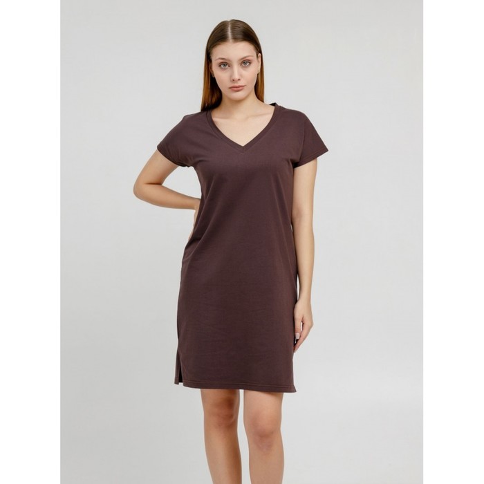 

Платье женское, размер 48, цвет коричневый