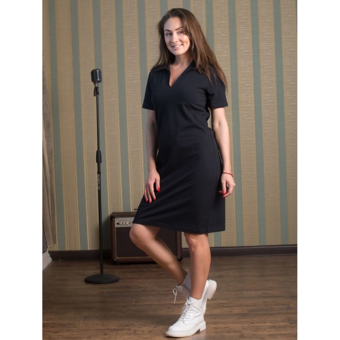 фото Платье женское, размер 46, цвет чёрный klery