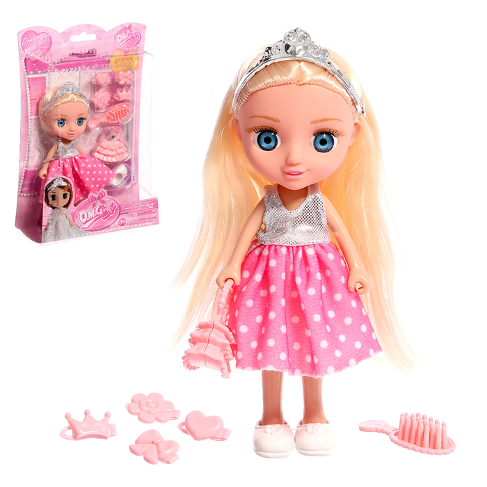 Кукла-малышка «Принцесса Эмили» с аксессуарами, МИКС кукла малышка кэтти с аксессуарами микс