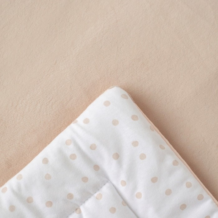 Одеяло демисезонное на выписку «Конфетти», размер 90х90 см, цвет бежевый