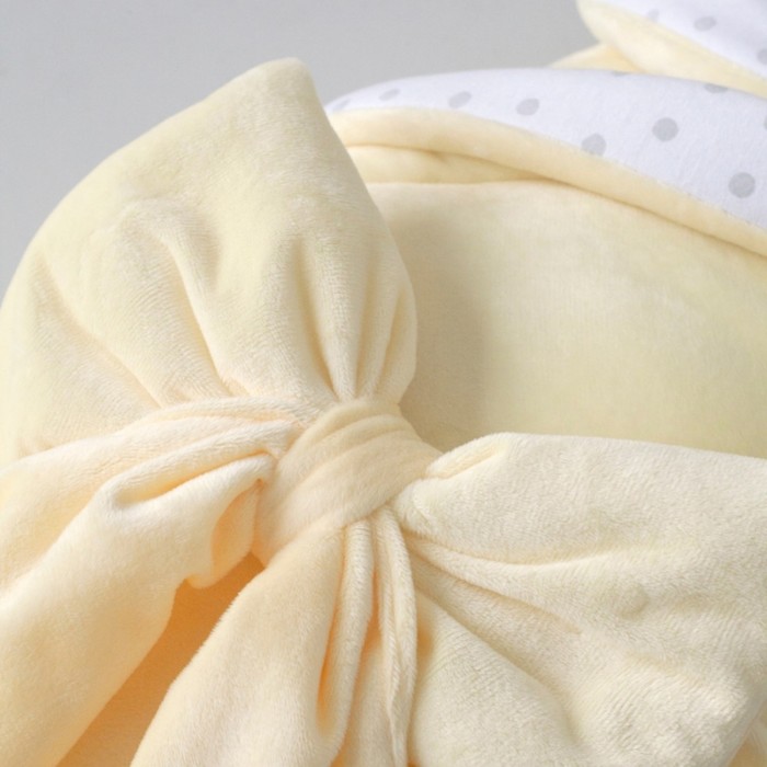 Одеяло демисезонное на выписку «Конфетти», размер 90х90 см, цвет жёлтый