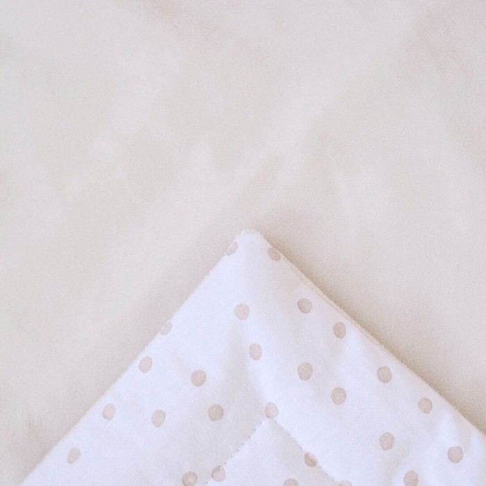 Одеяло демисезонное на выписку «Конфетти», размер 90х90 см, цвет молочный