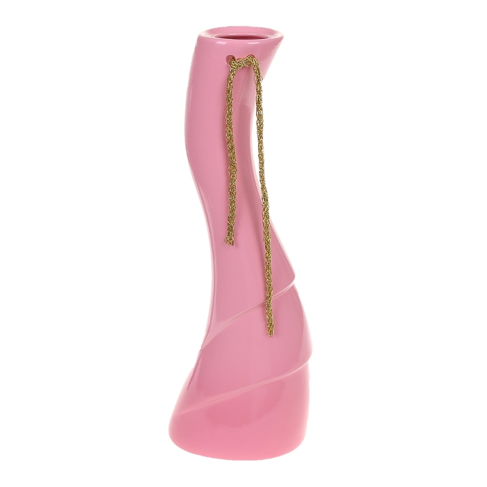 Ваза "Текила" большая, розовая, глянец