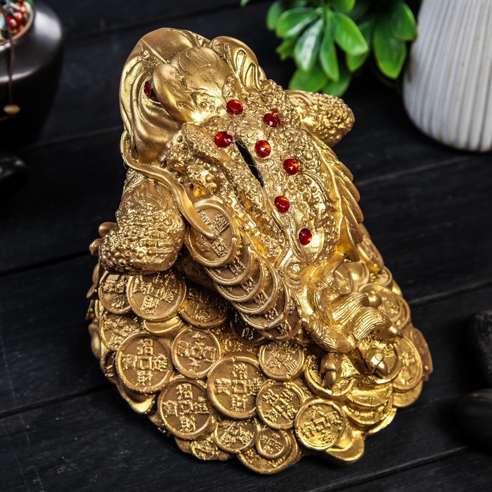 Копилка "Денежная жаба" средняя