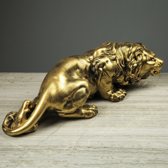 Статуэтка "Крадущийся лев" большая
