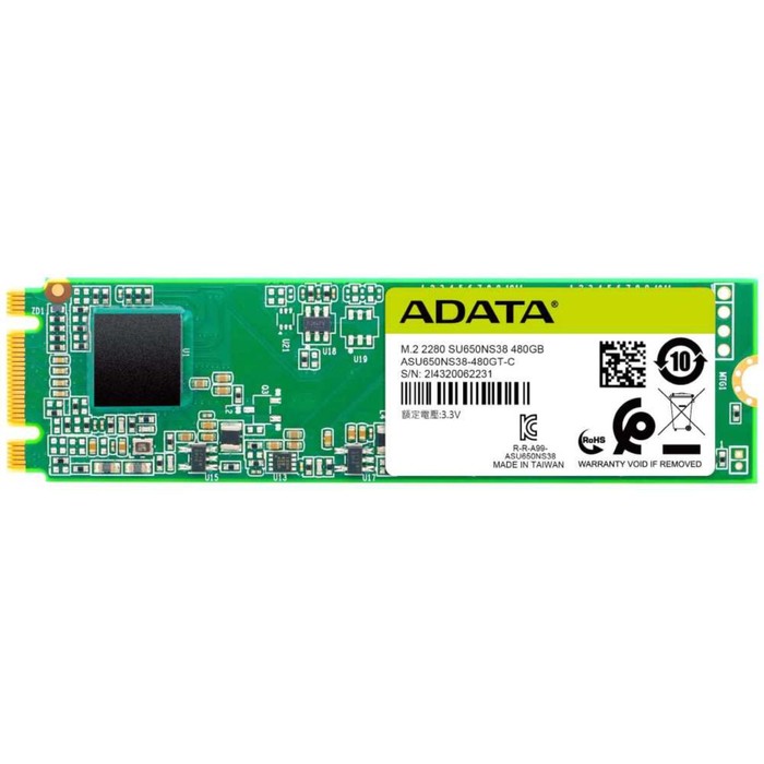Накопитель SSD A-Data SATA III 480GB ASU650NS38-480GT-C Ultimate SU650 M.2 2280 твердотельный накопитель adata ultimate su650 480 гб m 2 asu650ns38 480gt c