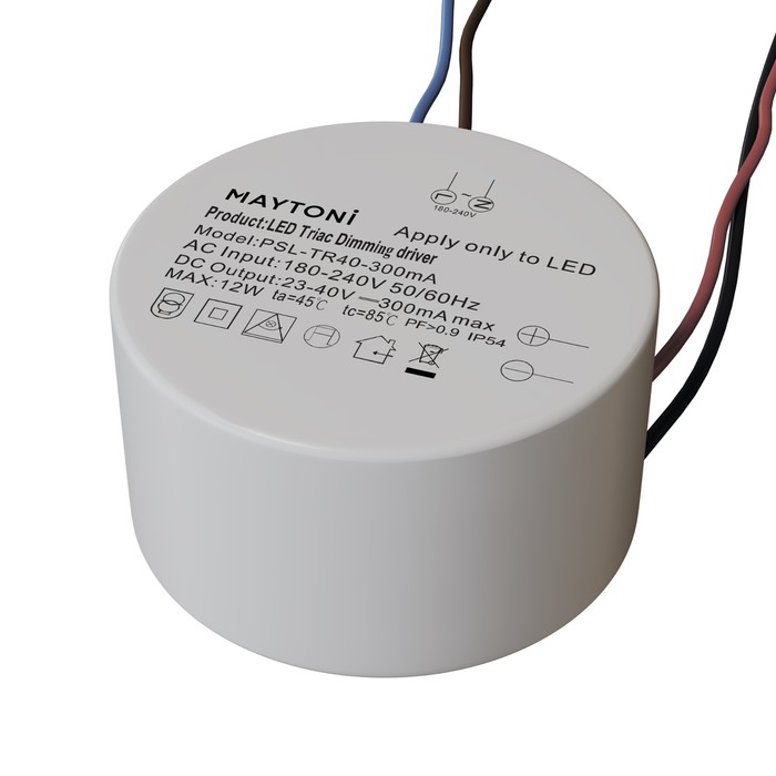 

Аксессуар Technical PSL-TR40-300mA, 12Вт, 4,5х4,5х2,5 см, цвет белый