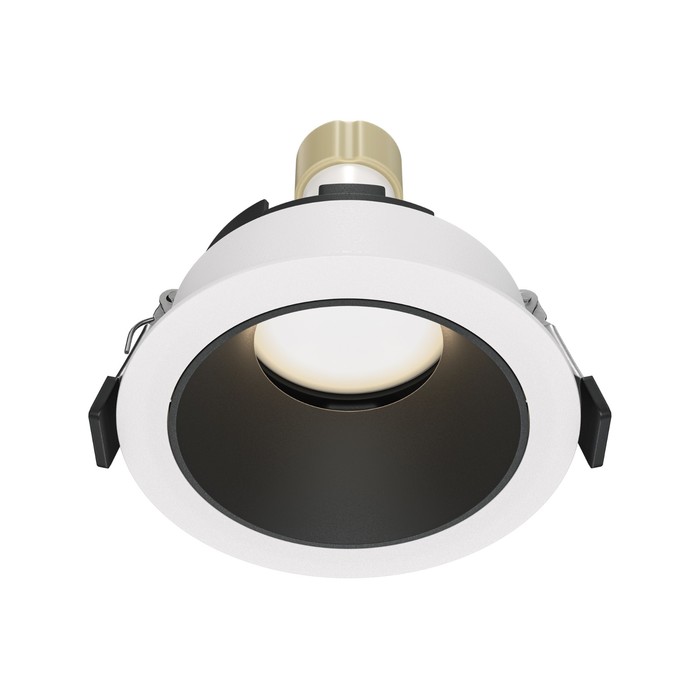 Светильник встраиваемый Technical DL051-U-1WB, 1х10Вт, 8,5х8,5х3,7 см, GU10, цвет бело-чёрный