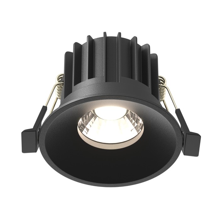 Светильник встраиваемый Technical DL058-12W4K-B, 12Вт, 8х8х6 см, LED, 940Лм, 4000К, цвет чёрный