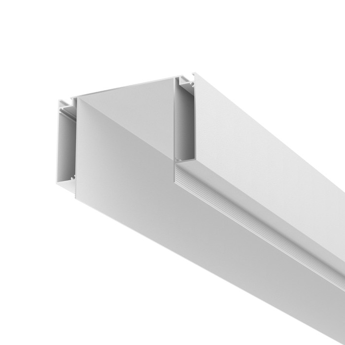 Алюминиевый профиль ниши скрытого монтажа для ГКЛ потолка Technical ALM-11681-PL-W-2M, 200х11,6х8,1 см, цвет белый 11681