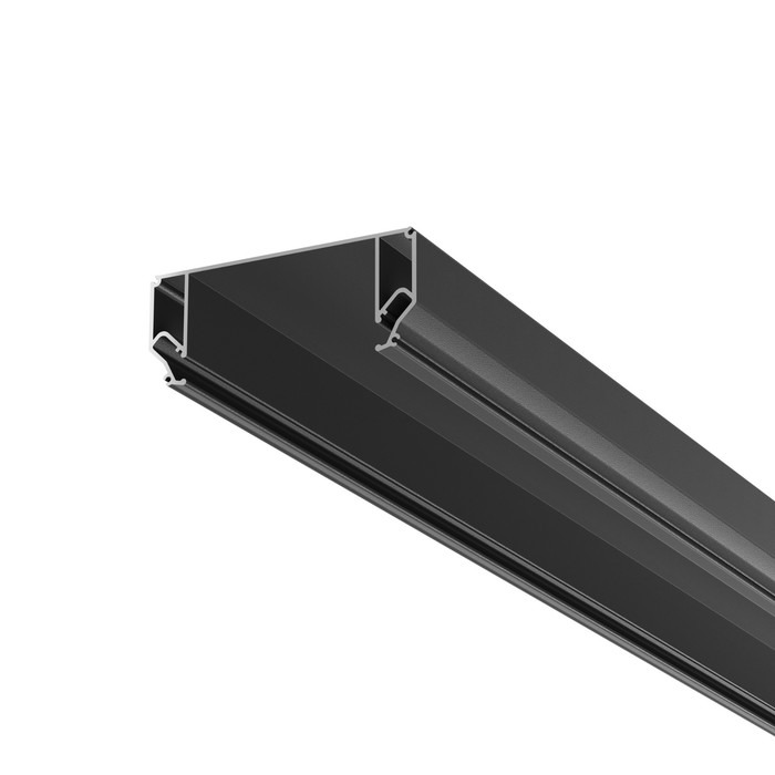 Алюминиевый профиль ниши скрытого монтажа в натяжной потолок Technical ALM-9940-SC-B-2M, 200х9,9х4 см, цвет чёрный