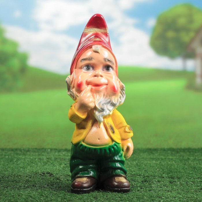 Садовая фигура "Гном-звездочёт"