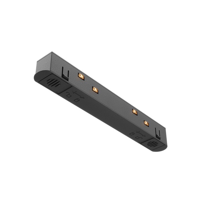 

Коннектор питания прямой для трековой системы Technical TRA034PC-42B, 13,8х1,6х1,8 см, цвет чёрный
