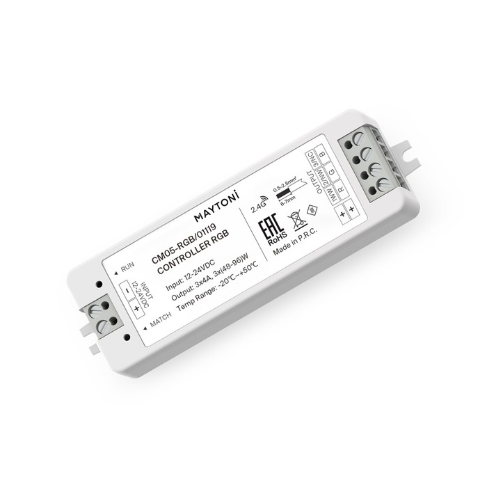 Контроллер для светодиодной ленты RGB 144Вт/288Вт контроллер для светодиодной ленты mini cветодиодный смарт контроллер 5 в 1 zigbee 144вт