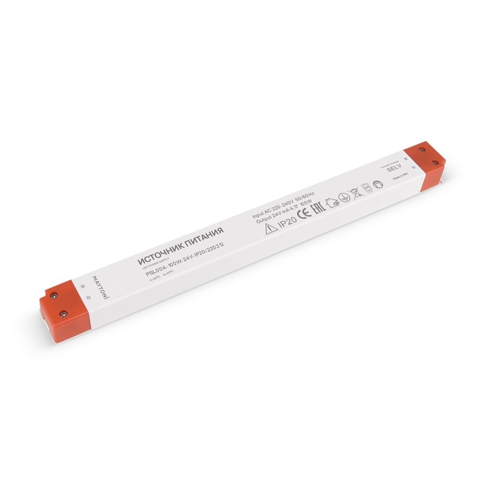 

Блок питания Led Strip 220212, 100Вт, 1,9х3х32 см, цвет белый