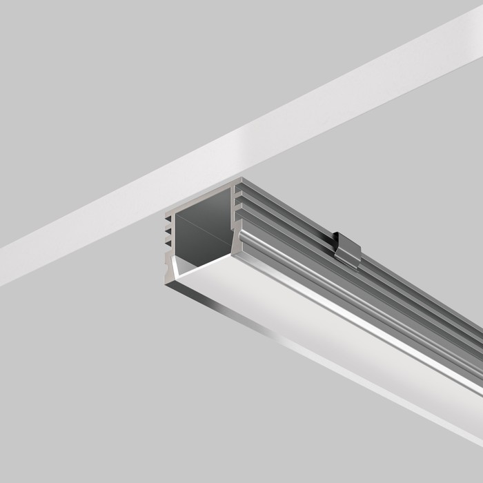 Алюминиевый профиль накладной Led Strip ALM005S-2M, 200х1,6х1,2 см, цвет серебро профиль алюминиевый maytoni alm005s 2m накладной серебро