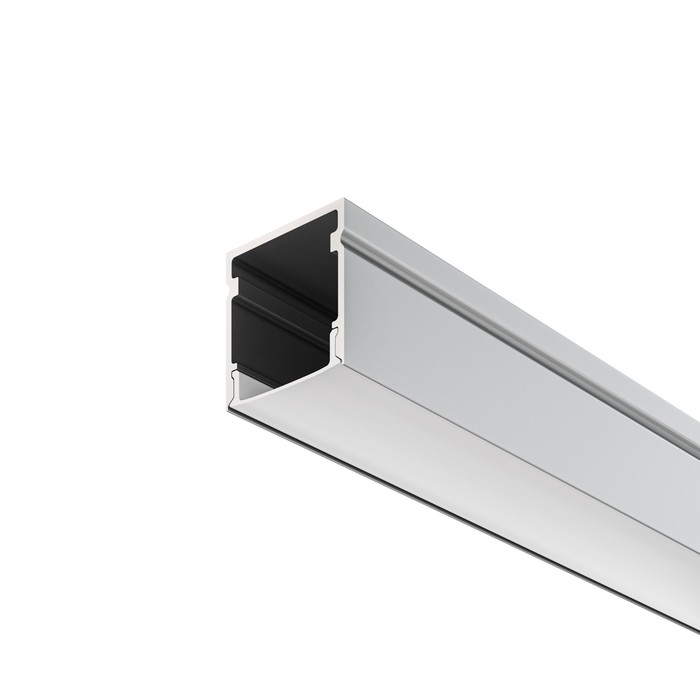 Алюминиевый профиль накладной Led Strip ALM-2020-S-2M, 200х2х2 см, цвет серебро алюминиевый профиль подвесной накладной led strip alm 3566 s 2m 200х6 68х3 56 см цвет серебро