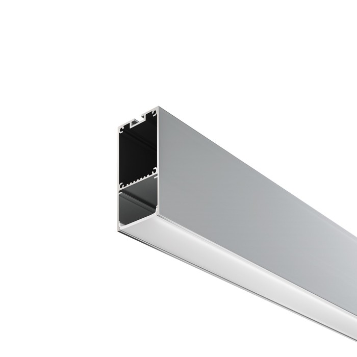 Алюминиевый профиль подвесной-накладной Led Strip ALM-3566-S-2M, 200х6,68х3,56 см, цвет серебро 3566