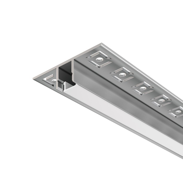 Алюминиевый профиль скрытого монтажа Led Strip ALM-5313B-S-2M, 200х5,25х1,33 см, цвет серебро