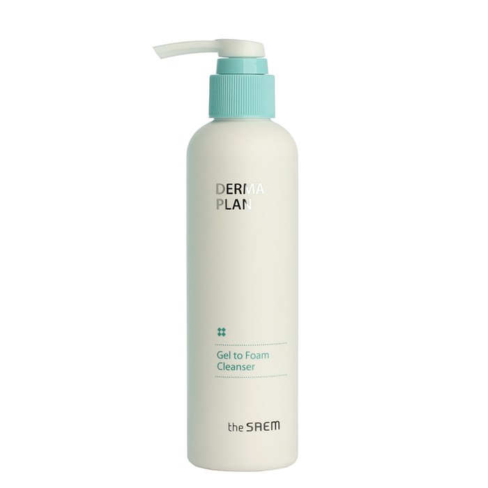 Гель-пенка для чувствительной кожи DERMA PLAN Gel to Foam Cleanser 180 мл 1368₽