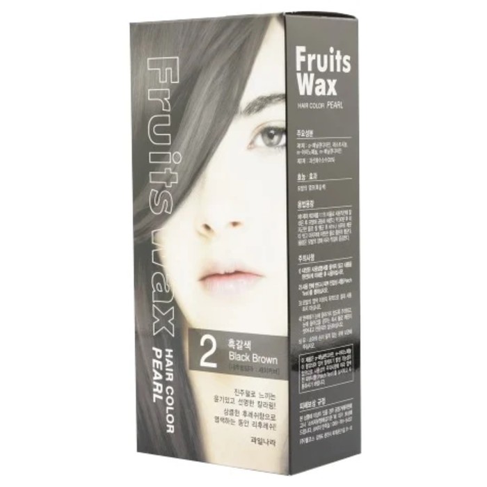 Гель-краска для волос Welcos Fruits Wax Pearl Hair Color, на фруктовой основе, #05, 60 мл