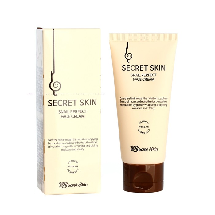 фото Крем для лица с экстрактом улитки snail+egf perfect face cream, 50 гр secret skin