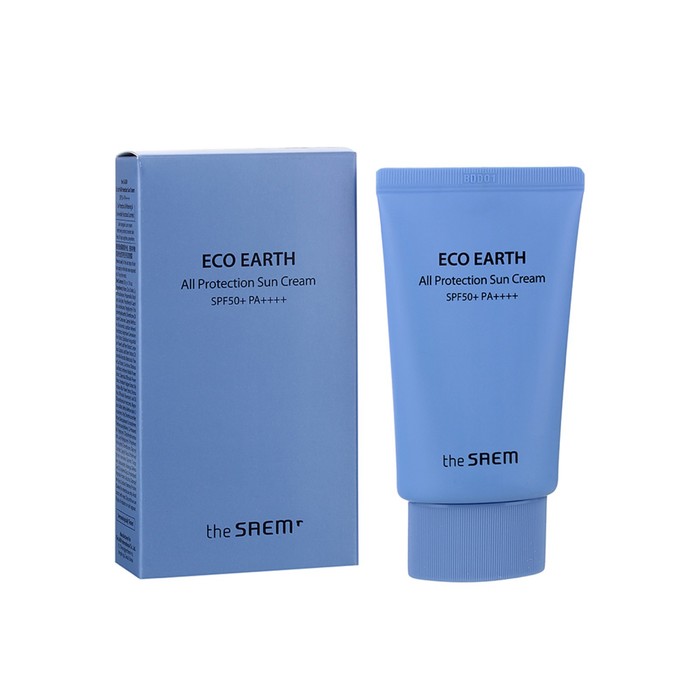 Крем для лица солнцезащитный Eco Earth All Protection Sun Cream SPF50+ PA+++ , 50 мл