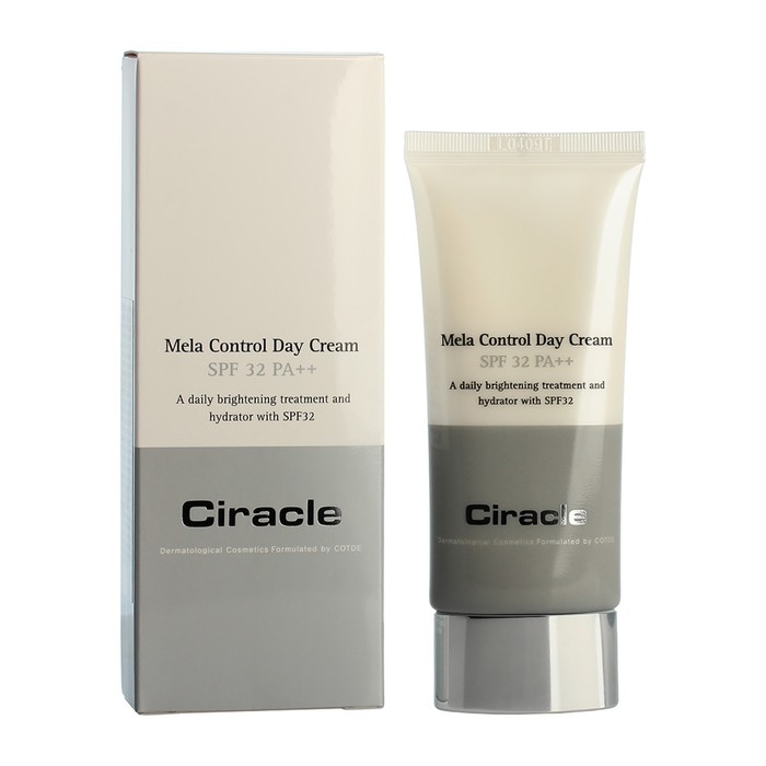 фото Крем для лица ciracle mela control day cream, осветляющий, 50 мл