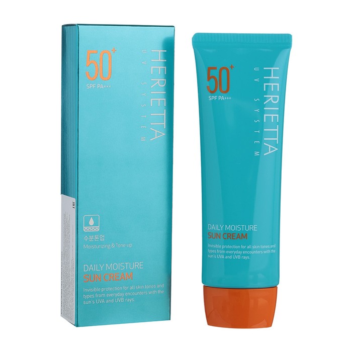 Крем солнцезащитный для лица Herietta Daily Moisture Sun Cream SPF50 + PA +++, 70 мл