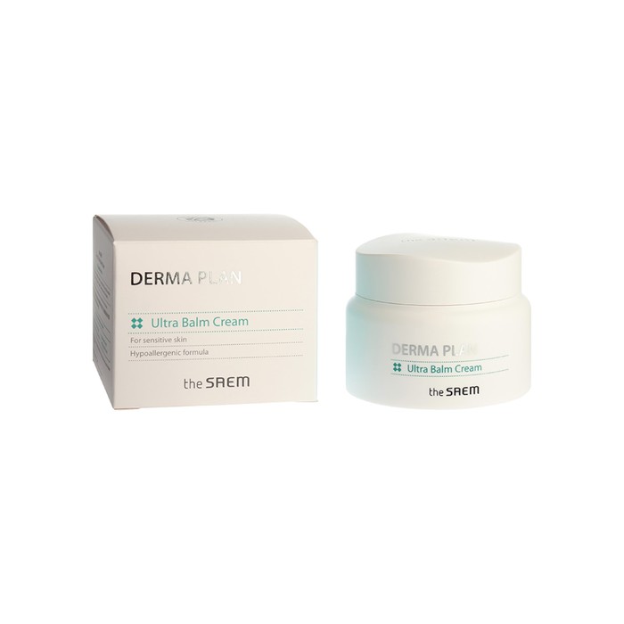 фото Крем-бальзам для чувствительной кожи derma plan ultra balm cream 60мл the saem