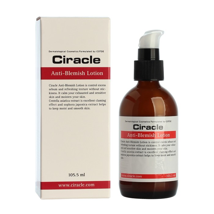 фото Лосьон для лица ciracle anti blemish lotion, успокаивающий, для проблемной кожи, 105.5 мл