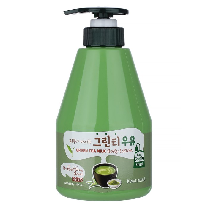 лосьон для тела с ароматом зеленого чая kwailnara green tea milk body lotion 560 мл welcos 8803348049562 Лосьон для тела с ароматом зеленого чая Kwailnara Green Tea Milk Body Lotion 560g