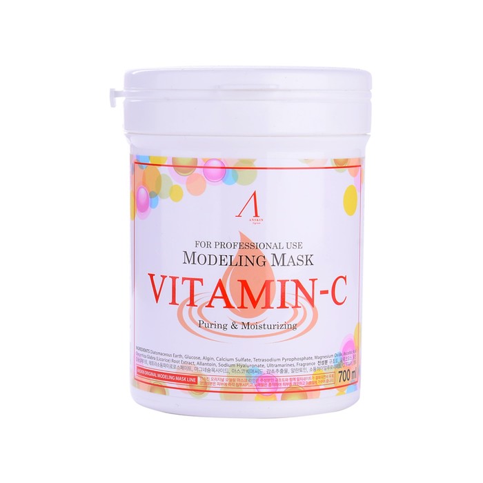Маска альгинатная Anskin Vitamin-C Modeling Mask, 700 мл маска альгинатная с витамином с anskin vitamin c modeling mask 240 гр