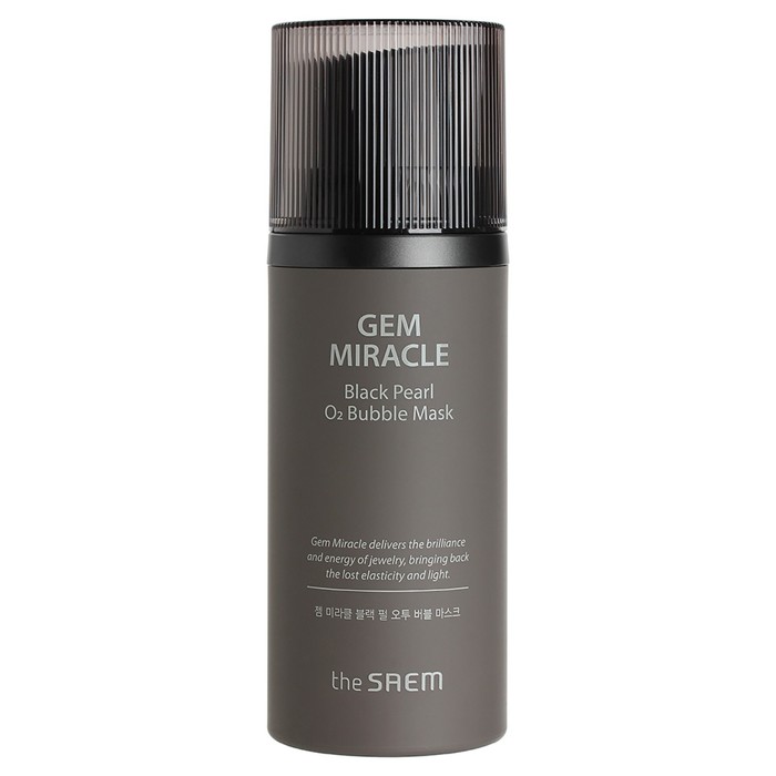 

Маска кислородная с экстрактом жемчуга Gem Miracle Black Pearl O2, 105 гр