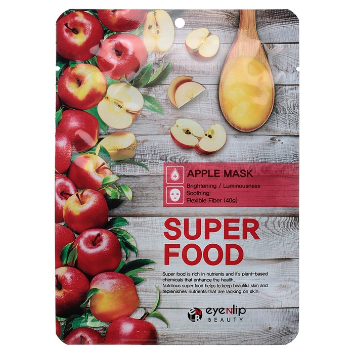 

Маска для лица тканевая Eyenlip Super Food Apple, 23 мл