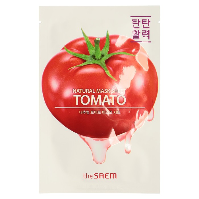 Маска для лица тканевая The Saem Natural Mask Sheet Tomato, 21 мл