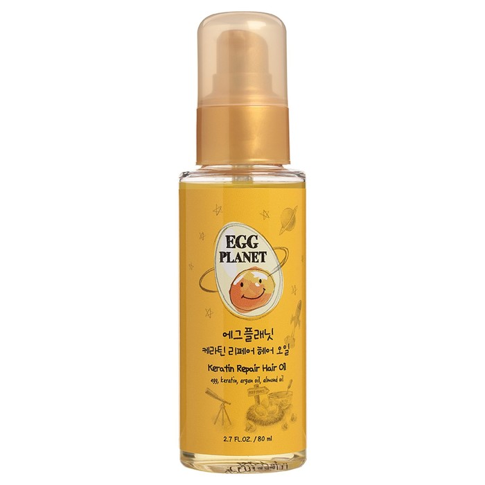 

Масло для волос Daeng Gi Meo Ri Egg Planet Keratin Repair Hair Oil, с кератином, восстанавливающее, 80 мл