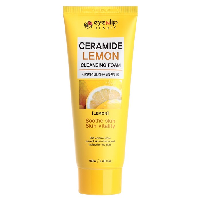 

Пенка для лица с лимоном CERAMIDE LEMON CLEANSING FOAM 100мл