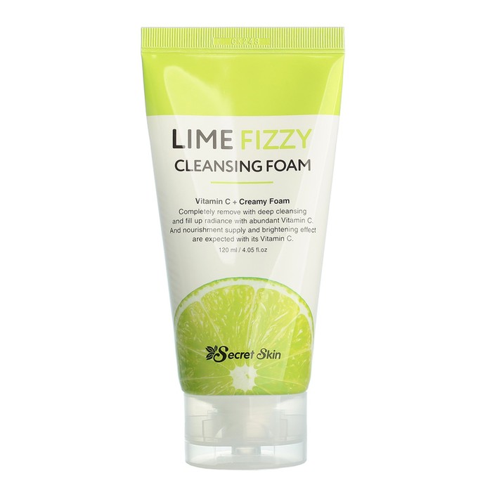 Пенка для умывания Secret Skin Lime Fizzy Cleansing Foam, 120 мл