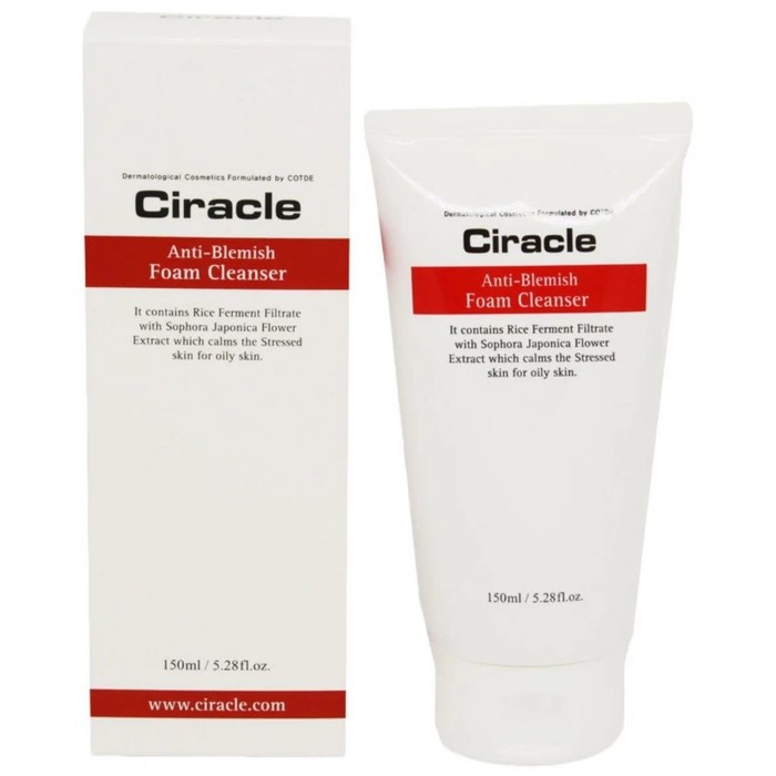 фото Пенка для умывания ciracle anti-blemish foam cleanser, для жирной кожи, 150 мл