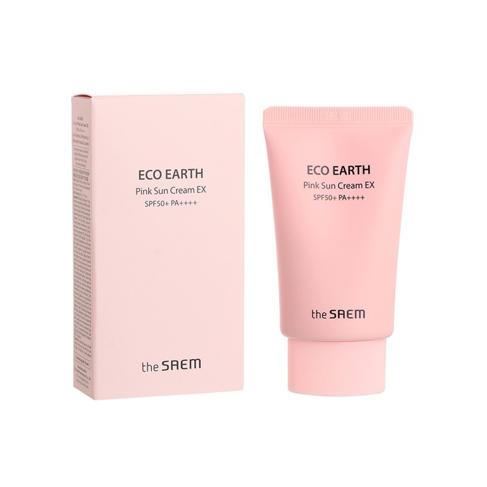 цена Солнцезащитный крем Eco Earth Pink Sun Cream EX