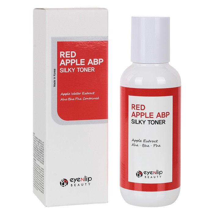 Тонер для лица с AHA,BHA и PHA кислотами и экстрактом яблока Red Apple ABP Silky Toner