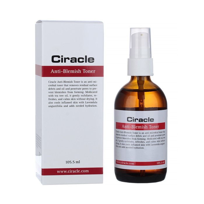 Тонер для проблемной кожи Ciracle Anti-blemish Toner, 105.5 мл тонер для проблемной кожи лица ciracle anti blemish toner 105 мл