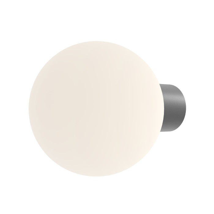Бра Outdoor O598WL-01GR1, 1х60Вт, 20х20х27 см, E27, цвет серый настенный светильник maytoni outdoor bold o598wl 01gr1 белый серый