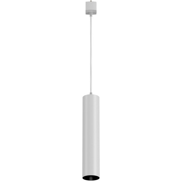 

Светильник подвесной трековый Technical TR025-1-GU10-W, 1х10Вт, 6х6х30 см, GU10, цвет белый